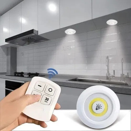 LAMPARAS LUZ LED X 3 PORTATIL INALAMBRICA