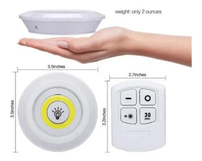 LAMPARAS LUZ LED X 3 PORTATIL INALAMBRICA